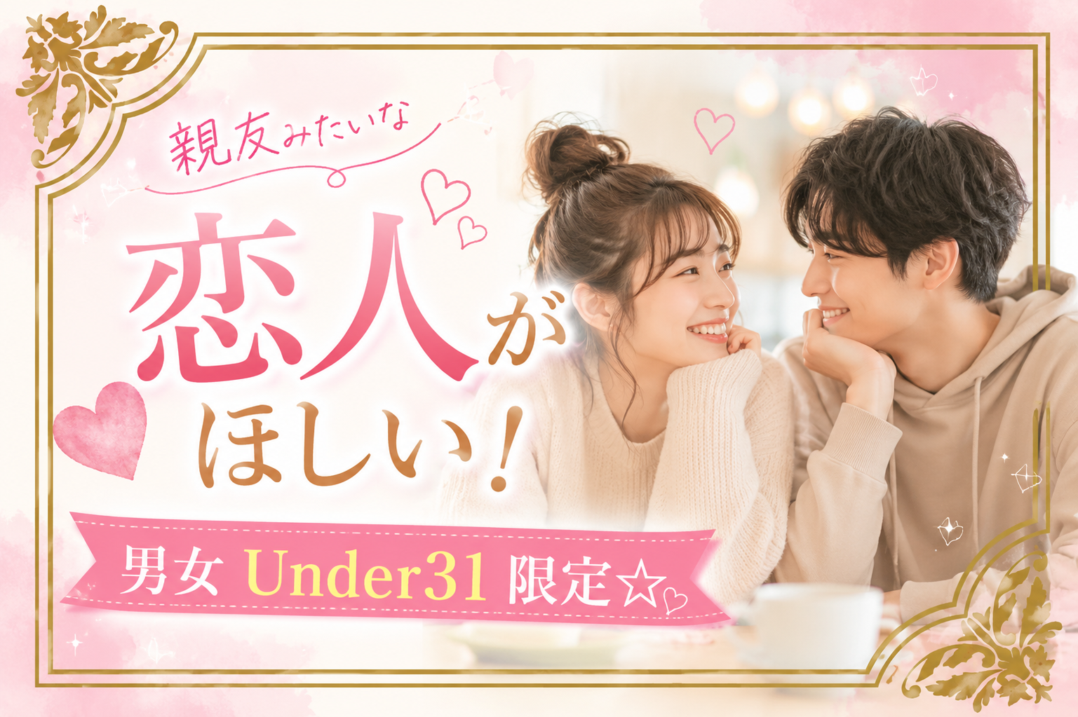 親友みたいな恋人がほしい！ 男女Under31限定☆